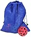 Waboba MOON Extreme Bounce Bundle of 4 Balls _ in 4 Neon Colors _ BONUS Soft Nylon Net Drawstring 9 x 12” Royal Blue Carry Bag
