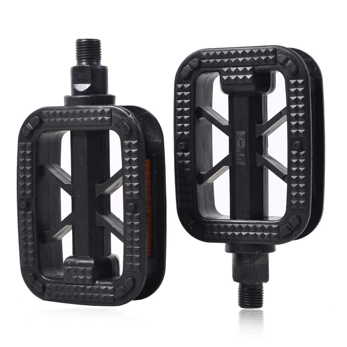 ThinkTop Kid's Bike Pedal Fit for 1/2 Inch or 12mm Axle Connector Pedals, 1 Pair for Boys Girls 12" Bike Replacement