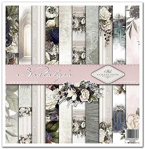 ITD Collection - Scrapbooking Package 12 x 12 inches, Scrapbooking Paper, Decorative Paper, Decoupage, Card Making, Paper Size - 310 x 320 mm (SLS024)