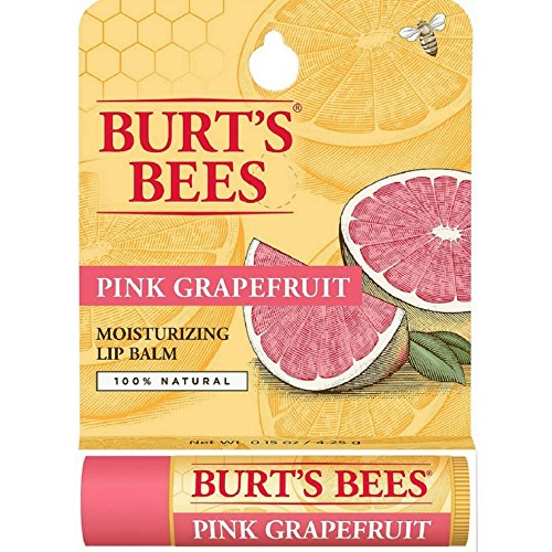 Burts Lip Balm Pink Grape Size .15z Burts Lip Balm Pink Grapefruit .15z
