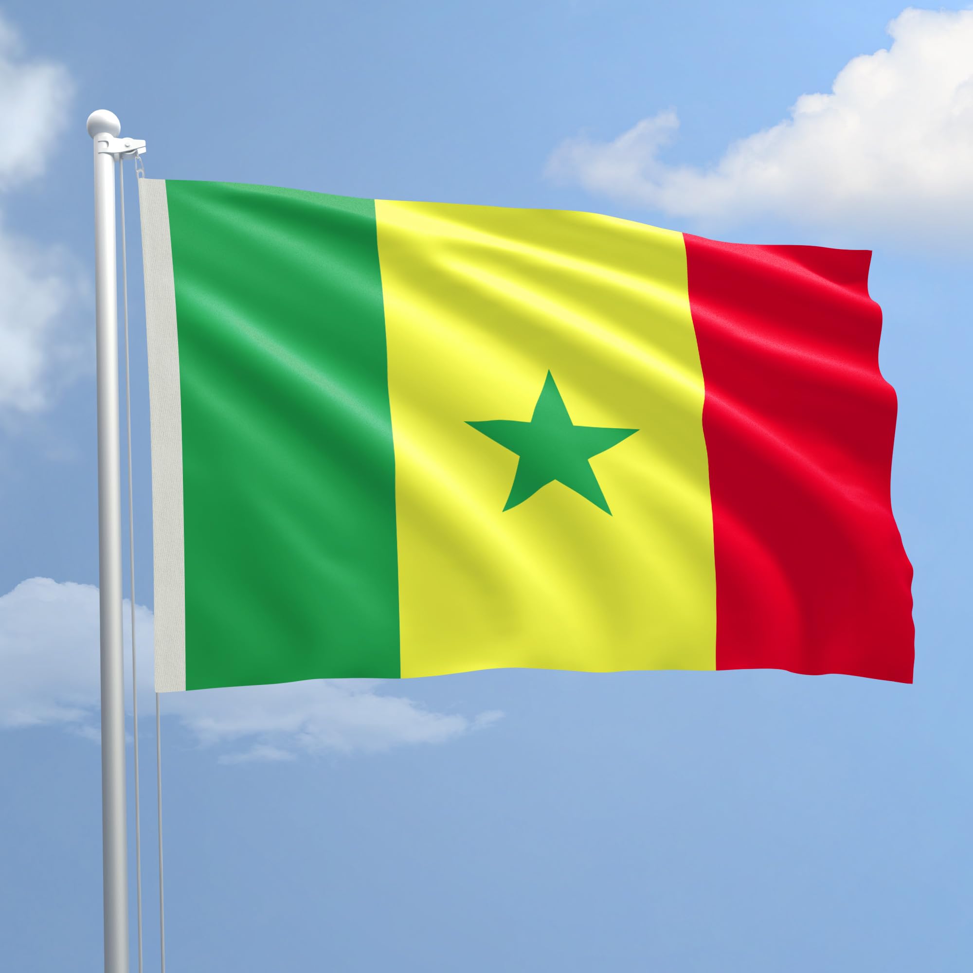 AL PRODUCTION Senegal Flag Nautical Fabric 150 x 220 – To Production