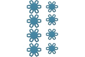 Oruola 8 Pcs Pan Protector,Pot Separators for Stacking, 2 Different Sizes Felt Pan Protectors for Stacking, Avoid Stratching or Marring Perfect for Glass Ceramic Plates Cookwares(8 in,10 in,Green)