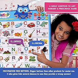 Bilingual Talking Alphabet Poster for Toddlers
