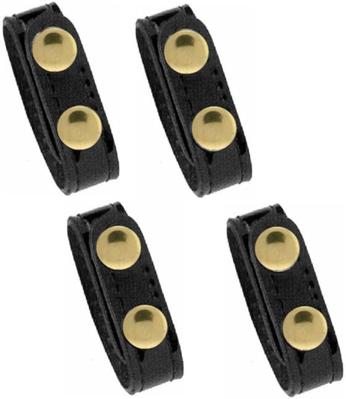 Hwc Hi High Gloss Police Duty Belt Black Belt Keeper Keepers With