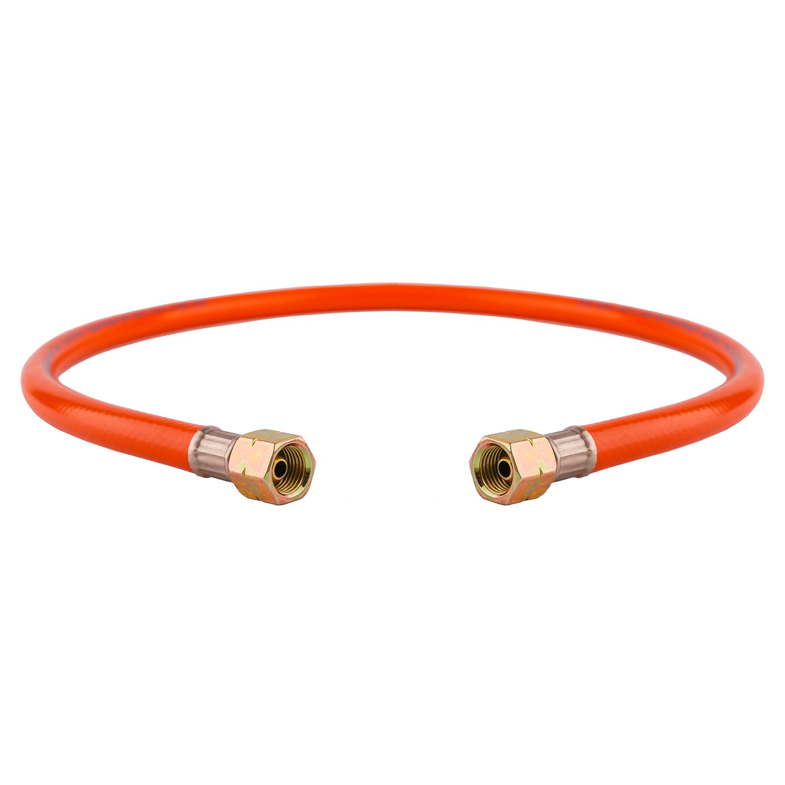 BFG Propane Butane Gas Hose, 200cm, 2 x 1/4" Female Threads, BS EN16436-1:2014 Class 2, Max. Pressure 10 Bar, Ideal for Gas BBQ, Camping, Patio