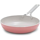 GreenPan Nova 8" Frying Pan Skillet, Oprah’s Favorite Things 2024, Ceramic Nonstick Cookware, PFAS Free, Toxin-Free, Induction Suitable, Dishwasher & Oven Safe, Durable, Easy Clean, Coral