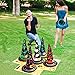 Unomor Inflatable Witch Hat Ring Toss Game Halloween Games for Kids（Air Pump Included）