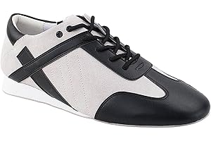 Very Fine Dance Shoes Men's Ballroom Latin Salsa Sneaker Dance Shoes Leather SERO106BBXEB Comfortable (Bundle of 5)