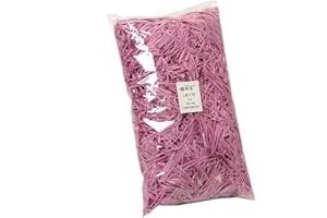 NC Basket Grass,Crinkle Cut Tissue Paper,Recyclable Craft Shred Confetti Raffia Paper Filler,For Easter Gift Box Wrapping Packing Filling,100g 3.53oz Party Decoration (fuchsia)