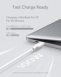 Anker 100W 6ft USB-C Charging Cable for iPhone