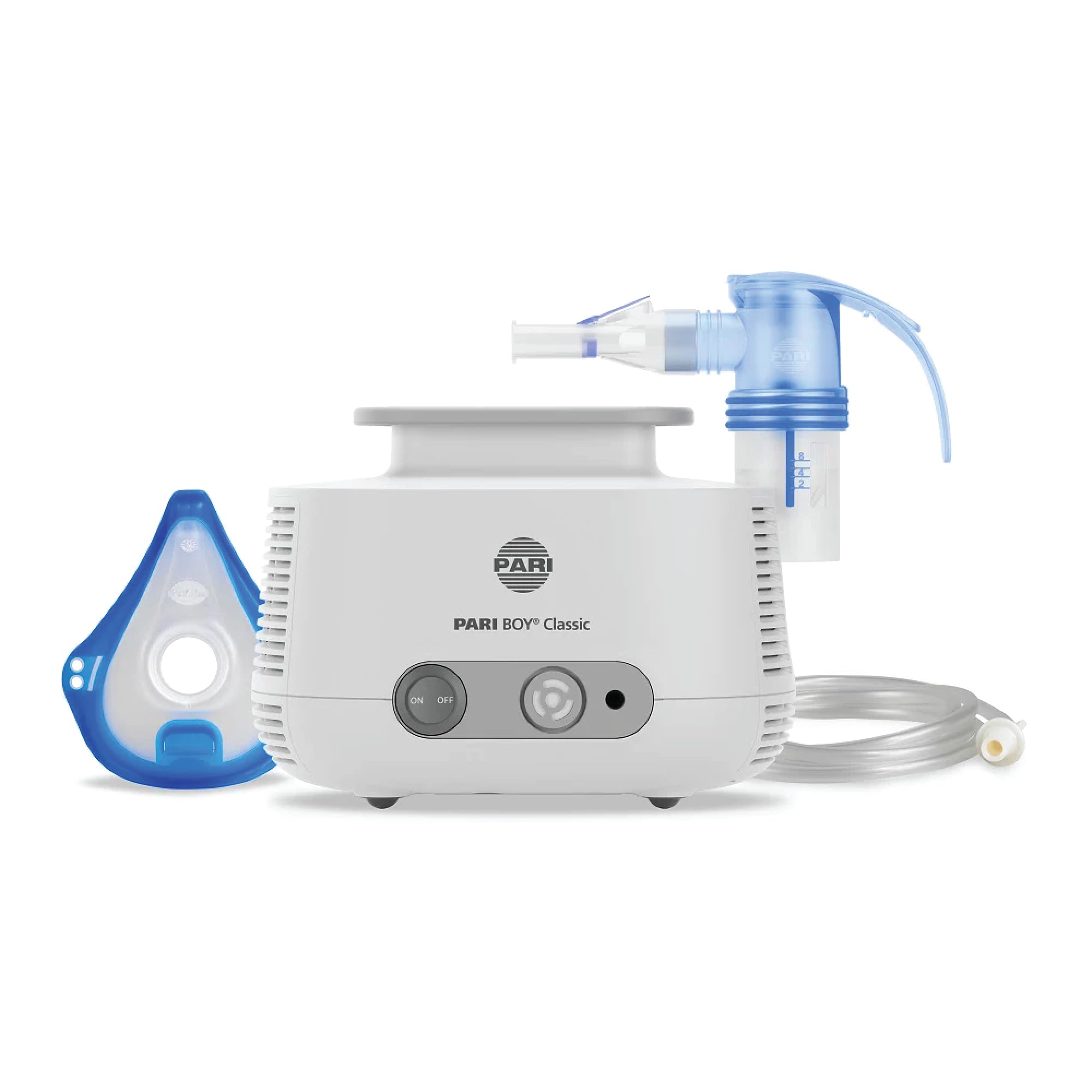 PARI BOY Classic - Compact Nebuliser Machine for Adults and Kids 4+ - Clinic-Grade Compressor for COPD, Cold and Cough, Asthma, Congestion Relief, and Chronic Respiratory Treatments