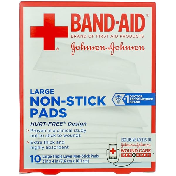 BAND-AID HURT-FREE NON-STICK PADS