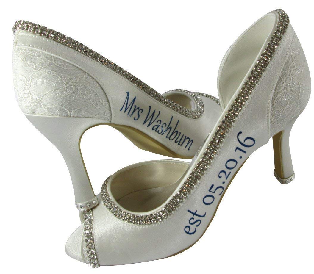 personalized high heels