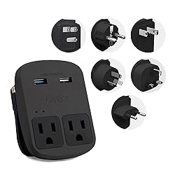 Ceptics World Travel Adapter Kit - QC 3.0 Dual USB