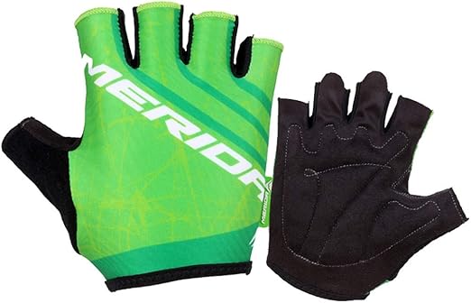 green bike gloves