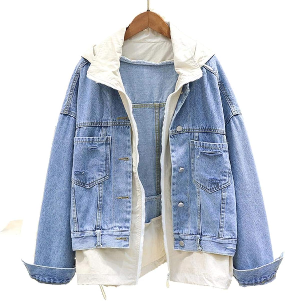 old jeans jacket