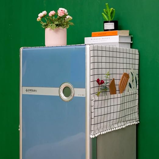 ALIPC Cubiertas De Polvo De Nevera con 6 Bolsillos De ...