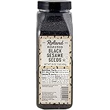 Roland Foods Roasted Black Sesame Seeds, Specialty Imported Food, 16-Ounce Bottle