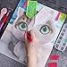 A4 LED Light Tablet Board Pad with 7 Angle Points Light Box Pad Stander, Diamond Painting Pen Cross Stitch Tool Kit 80 Pieces for DIY Art Craft