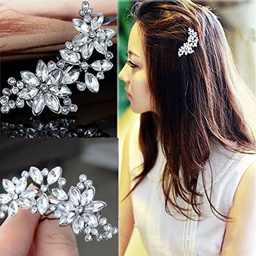 NEW Fashion Wedding Bridal Hairpin Jewelry Crystal Rhinestone Hair Clip Pin Headwear