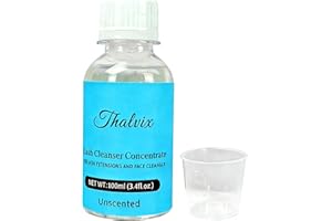 Thalvix Lash Shampoo Concentrate 100ml Professional Lash Cleanser Concentrate Natural Foaming Cleanser DIY Paraben & Sulfate 