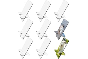 AiDiYGECO 9 Pack Sublimation Phone Holder Blanks Bulk MDF Double Side Sublimation Phone Holders Heat Transfer Sublimation Blank Products Ornaments for DIY Craft Sublimation Photo Picture Frame Blanks