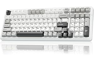 AULA F99 Wireless Mechanical Keyboard,Tri-Mode BT5.0/2.4GHz/USB-C Hot Swappable Custom Keyboard,Pre-lubed Linear Switches,RGB Backlit Computer Gaming Keyboards for PC/Tablet/PS/Xbox