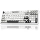 AULA F99 Wireless Mechanical Keyboard,Tri-Mode BT5.0/2.4GHz/USB-C Hot Swappable Custom Keyboard,Pre-lubed Linear Switches,RGB Backlit Computer Gaming Keyboards for PC/Tablet/PS/Xbox