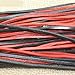 Ardour Crafts FL-045A Genuine Real Leather Flogger Red & Black Thick Leather 24 Tails Are 24’’ Long