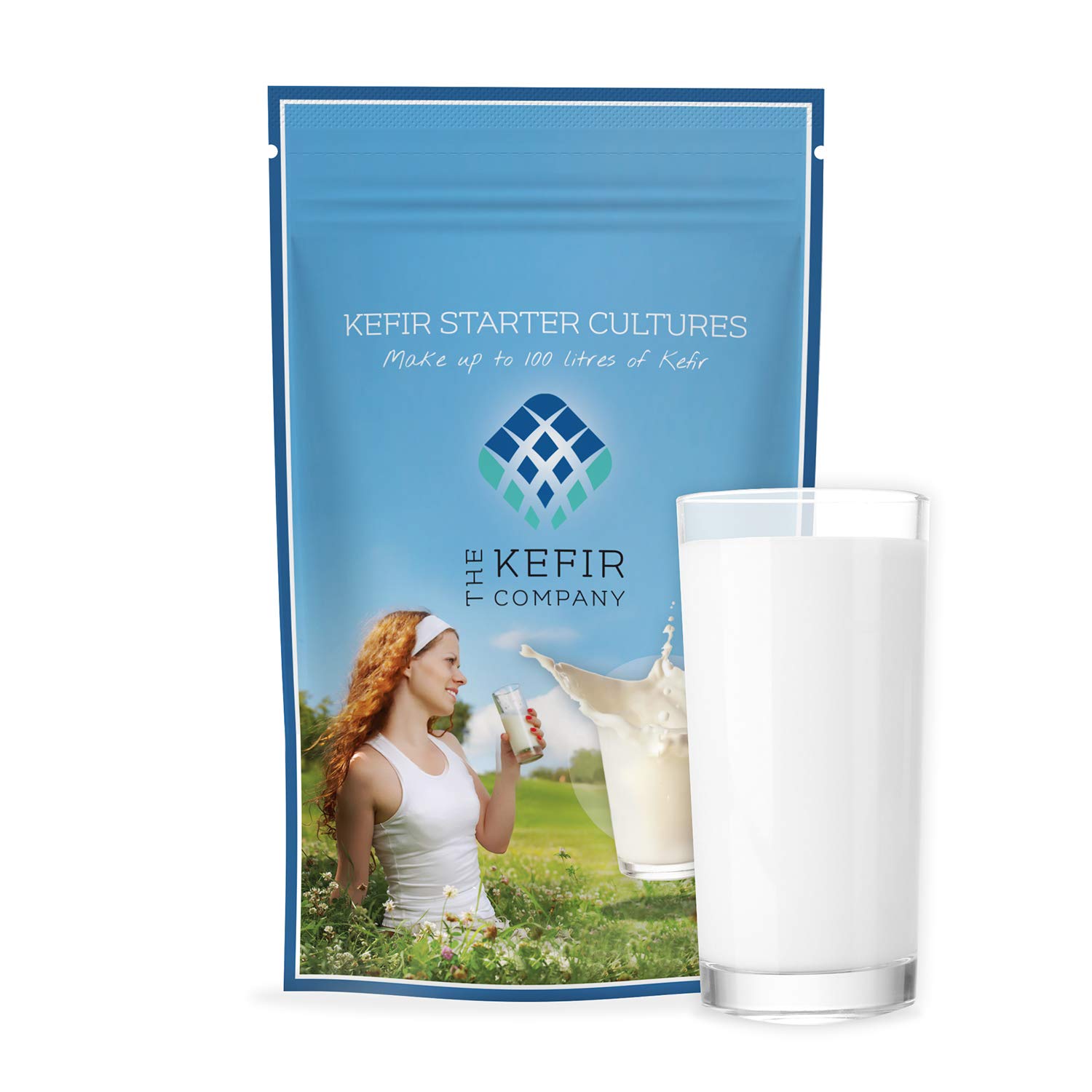 Milk Kefir Starter Cultures - 3 sachets for up to 100 liters of Kefir