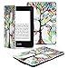 OMOTON Kindle Paperwhite Case Cover - The Thinnest Lightest PU Leather Smart Cover Kindle Paperwhite fits All Paperwhite Generations Prior to 2018 (Will not fit All New Paperwhite 10th Gen),Love Tree
