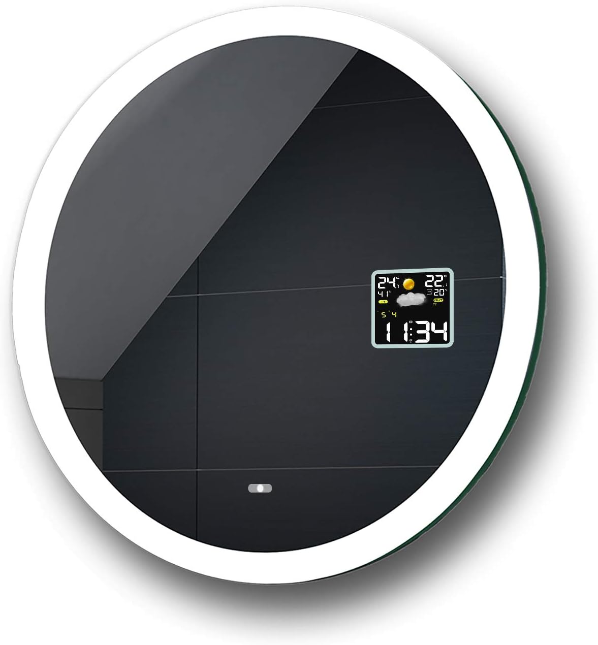 FORAM CUSTOM Illuminated Bathroom Mirror with LED light to Measure Custom Size - Lighting Mirrors Warm - Cold White L76 [Energy Class A++]