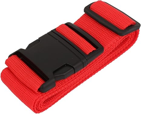 Amazon Co Jp Uxcell スーツケースベルト 荷物ストラップ 荷物ベルト バックル スーツケース用 荷物固定 プラスチック 解放 バックル 調整可能 ナイロン ベルト レッド Diy 工具 ガーデン