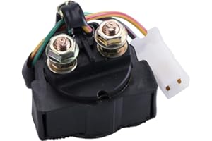 CNCMOTOK Starter Solenoid Relay Compatible with Yamaha Timberwolf 250 Yamaha Warrior 350 YFM350 1987-2004 Wolverine 350 YFM350 1996-2005 YFB250 1992-1999 SRX250 SRX 250 1987 1988 ATV Starter Parts