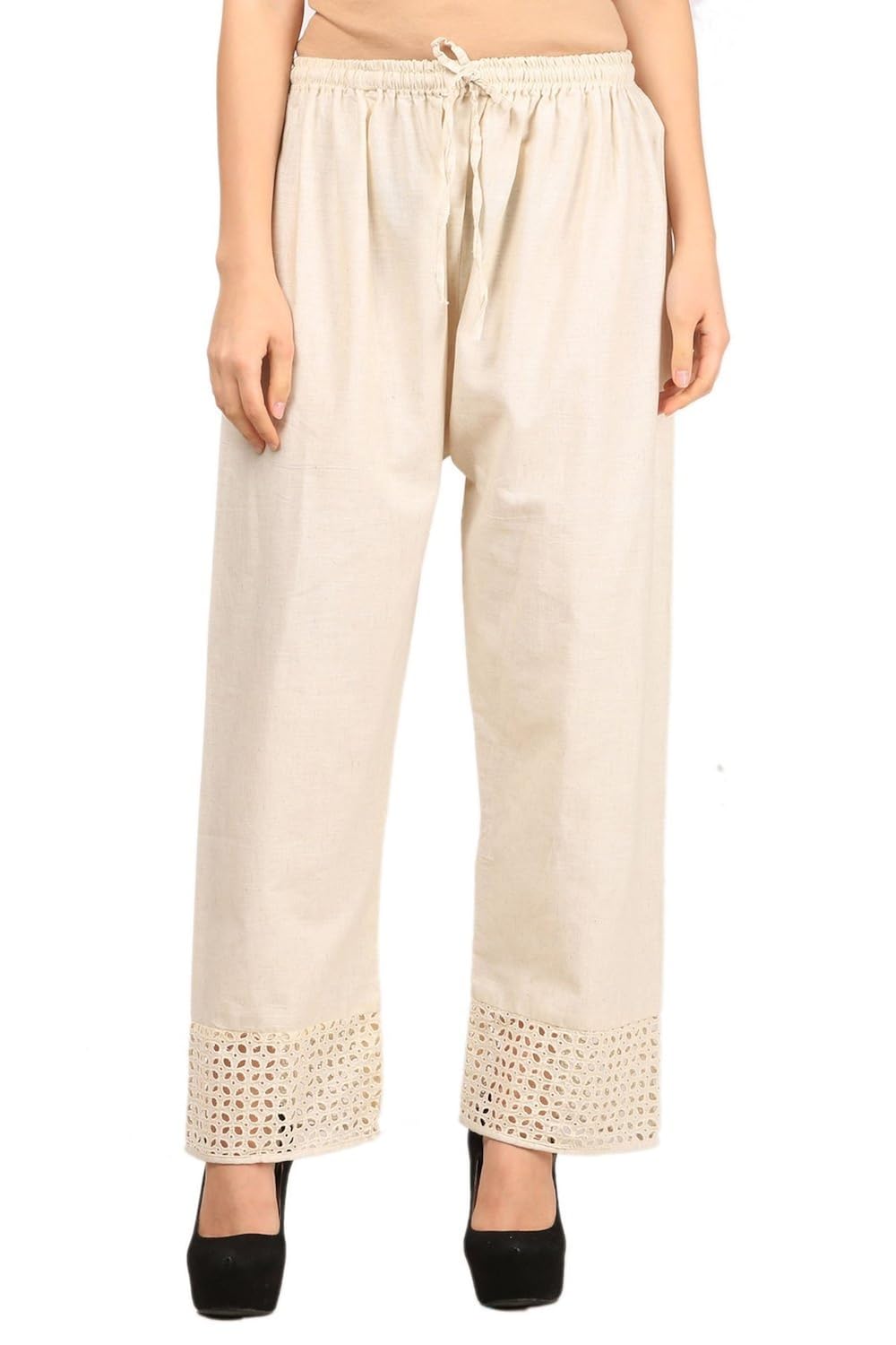 vastraa fusion women's cotton palazzo