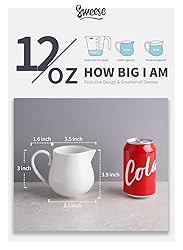 Sweese 12 Ounce Porcelain Sugar and Creamer