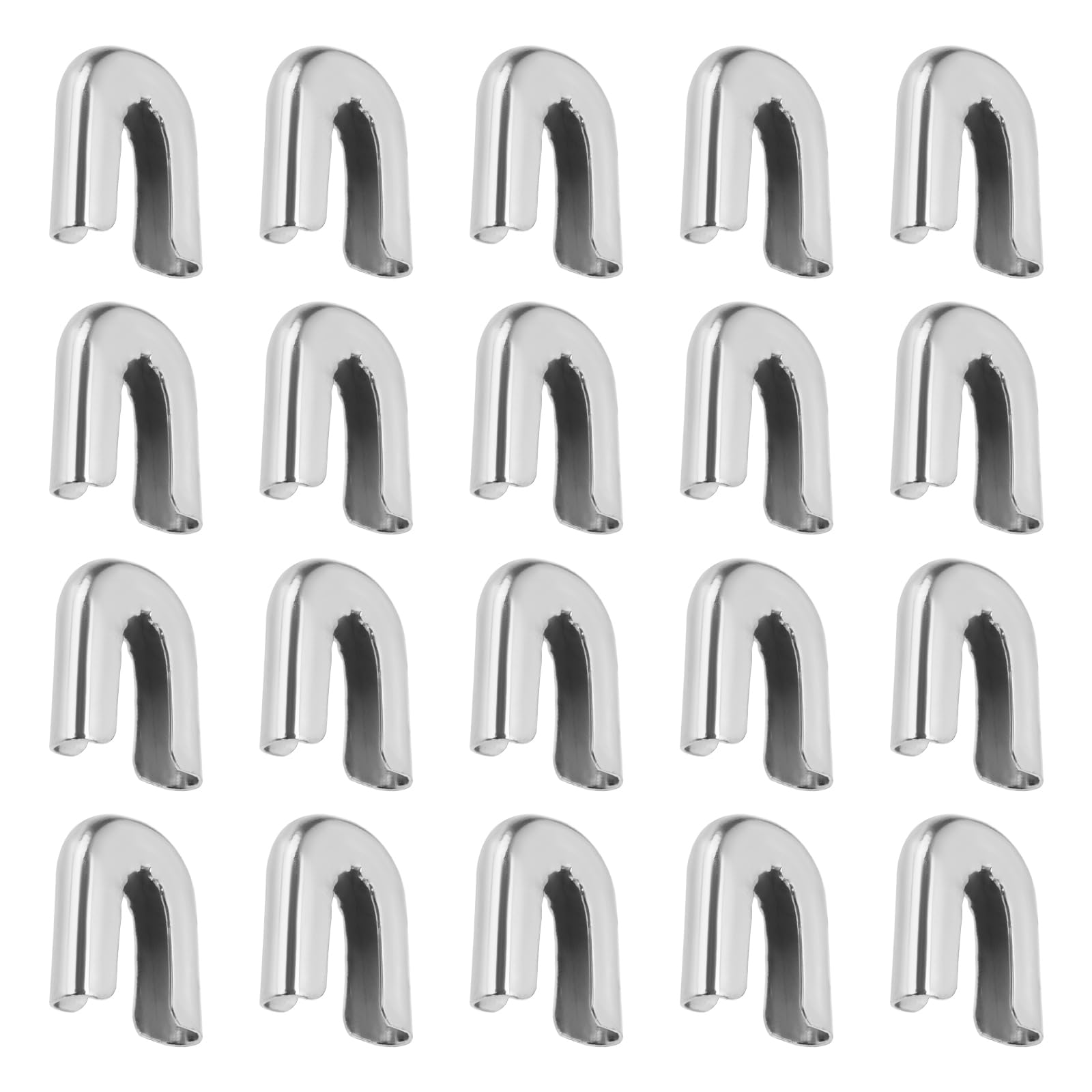 ECSiNG 100pcs 7mm Spiral Boning End Caps Sewing Tips Suitable for DIY Sewing Crafts Clothing Bridal Dress Shaper Support Bar Accessories