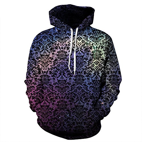 Unisex 3D Graphic Hoodies for Men Realistic Digital Print Pullover Hoodie Hooded Sweatshirt
