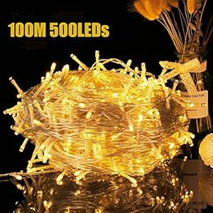 Avoalre 25M 1000LED Kerstverlichting Buiten 8 Lichtmodi IP44 Waterdichte Decoratie Kerstverlichting Geschikt voor Binnen…