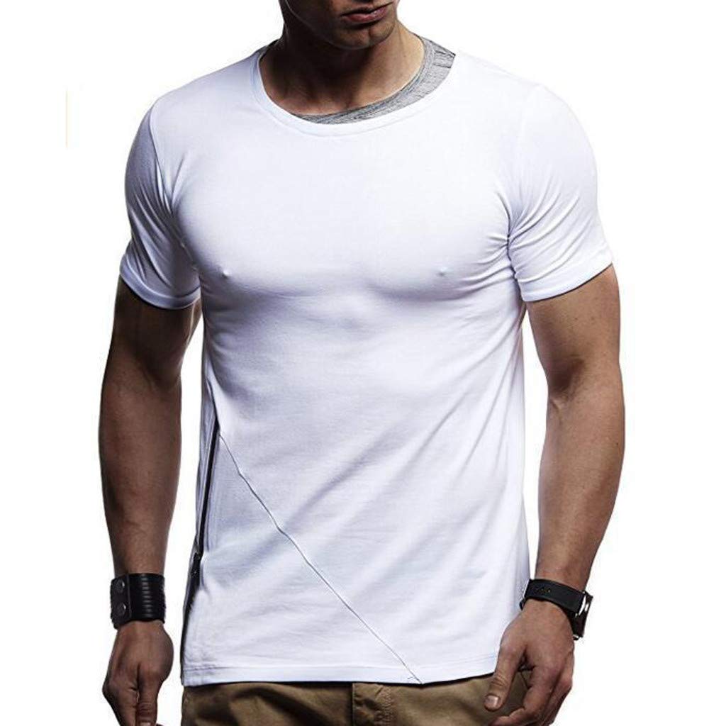 Holata T-Shirt for Men Zipper Pure 