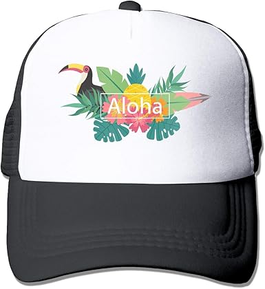 tropical trucker hat