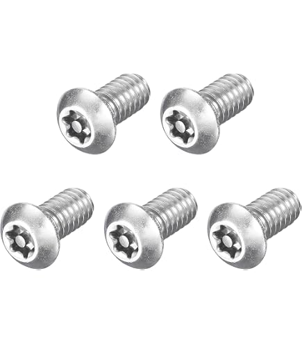 100-Pack Torx Pan Head Machine Screws - #4-40, Black Oxide