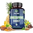 Stay-Well Naturals Spike Support Supplement, Nattokinase, Dandelion Root, Irish Sea Moss, Selenium, Black Seed- Natural Immunity Booster | Vegan, Non-GMO, Gluten-Free, 60 Day Supply, 120ct