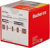 fischer SX Plus Expansion Wall Plug 8mm x 65mm Pack of 50 view 3