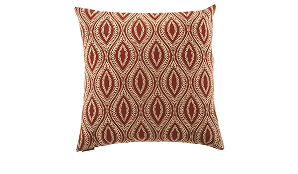 paprika colored throw pillows