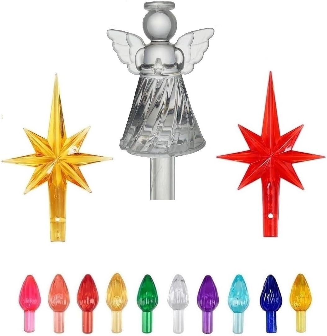 Tree Toppers - DoYiKe Ceramic Christmas Tree Replacement Lights Bulbs