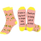Liomxase Gifts for Teachers - Teacher Christmas Gift,Sunflower Teacher Appreciation Gifts,Teachers Retirement Graduation End of Year Valentines Stocking Stuffers Birthday Summer Present Socks