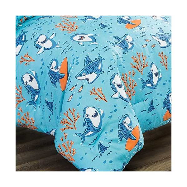 baby shark twin comforter