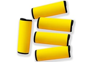 Careteilly Luggage Handle Wrap for Suitcase Unique Luggage Identifiers/Tag/Spotter/Marker for Travel Accessories ariport Baggage Briefcase -Yellow