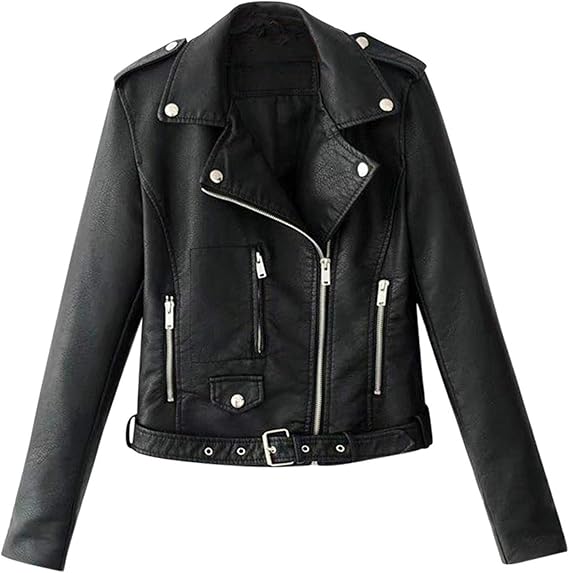 short biker jacket womens